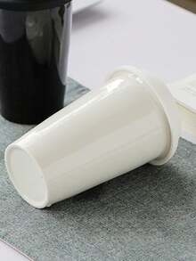 1 件 300 毫升双层陶瓷保温杯，拿铁艺术咖啡杯，易于清洁的情侣简易水杯，保持饮料凉爽，早餐杯，节日礼物咖啡杯 - 陶瓷水杯 - 查看 6