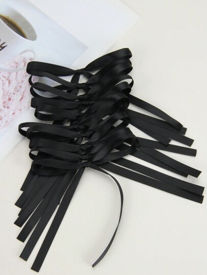 20pcs Ribbon Bow Floral Gift Wrapping, Cake Decor, Handmade Sewing Accessories Bows, DIY Craft Hairpin Decor