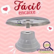 Aluminum Rotating Cake Decorating Ballerina 30 Cm - trắng - Xem 4