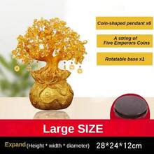 Árbol de dinero de cristal, adecuado como regalo para adolescentes - Multicolor - Ver 8