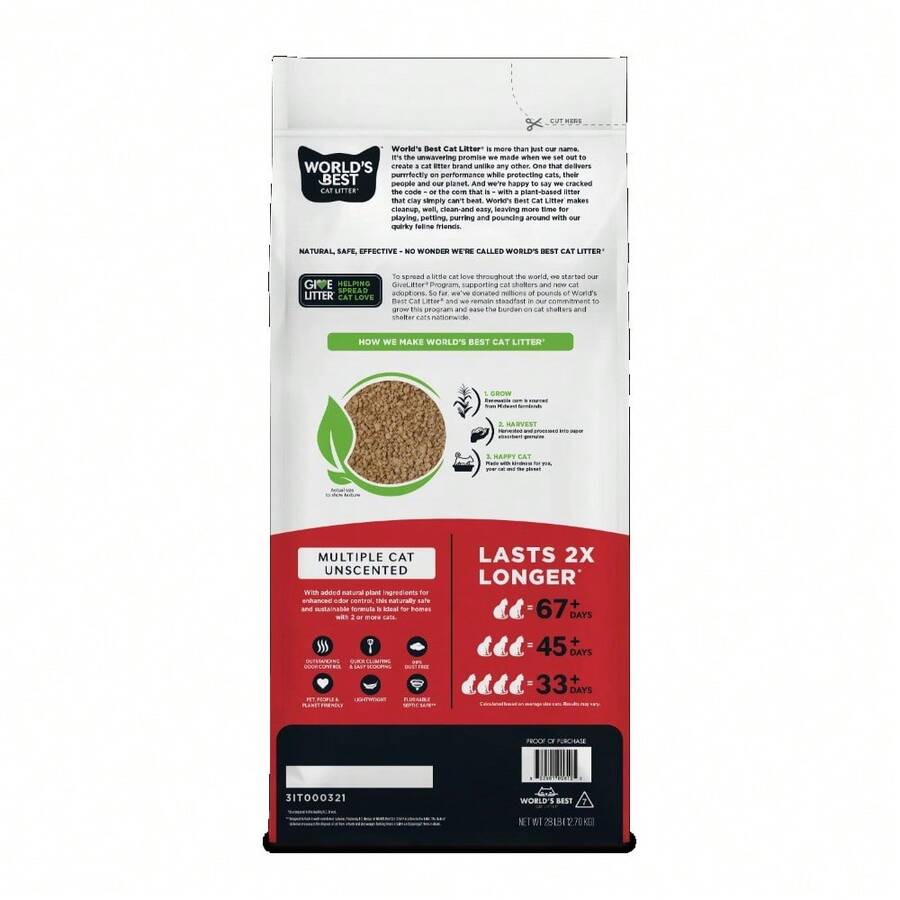 Multiple Cat Clumping Litter Flushable 99 Dust Free Clumping