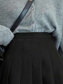 2025 年夏季女士正式 A 字形高腰百褶裙