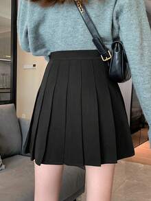 2025 年夏季女士正式 A 字形高腰百褶裙