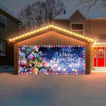 7x16 Ft Garage Door Christmas Banners, Garage Door Christmas Decor And Murals, Garage Door Christmas Cover Photo Props - Multicolor - View 1