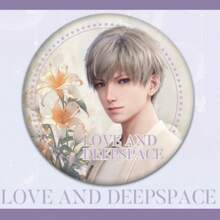 1pc Đồ chơi nhân vật hoạt hình Love And Deep Space lấp lánh, huy hiệu kim loại lấp lánh màu bạc trơn hình ba chiều 75mm*58mm làm quà tặng tiệc - Nhiều màu - Xem 4