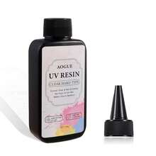 100g/200g/300g 水晶透明硬质 UV 树脂，UV 固化无黄色无气泡环氧胶粘剂，适合初学者、DIY、珠宝和工艺品铸造 - 1號 - 查看 3