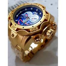 Zeus Reserv Heavy Magnum Luxxo Thunderbolt Wristwatch - Blue - View 3