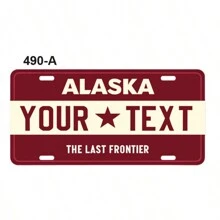 Custom Your Text Metal Plate United States Tin Sign Plate Customized Text Personalized Name Hawaii Poster For Bar Cafe 12x6 Inch Gifts Birthday Graduation - A - View 13