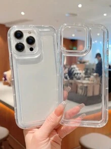 2 Stücke transparente Handyhülle mit Luftpolster, stoßfest aus TPU-Material, kompatibel mit iPhone 16/16 Pro/16 Plus/16 Pro Max/7/7 Plus/8/8 Plus/X/XS/XR/XS Max/11/11 Pro/11 Pro Max/12/12 Pro/12 Pro Max/13/13 Mini/13 Pro/13 Pro Max/14/14 Pro/14 Plus/14 Pro Max/15/15 Pro/15 Plus/15 Pro Max