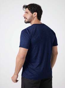 Men T-Shirts - Blue - View 4