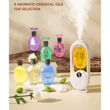 5 种模式香水器超声波快速扩散加湿器低噪音 USB 充电扩散器油香薰机优质空气净化自动扩散器香味加湿器多彩夜晚 - 精油 - 查看 12