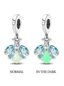 1Pc Mặt dây chuyền hình con ong chăm chỉ thời trang cho phụ nữ Vòng tay Vòng đeo tay Tự làm đồ trang sức và trang trí trang phục hàng ngày phù hợp cho bé gái - Bạc - Xem 1