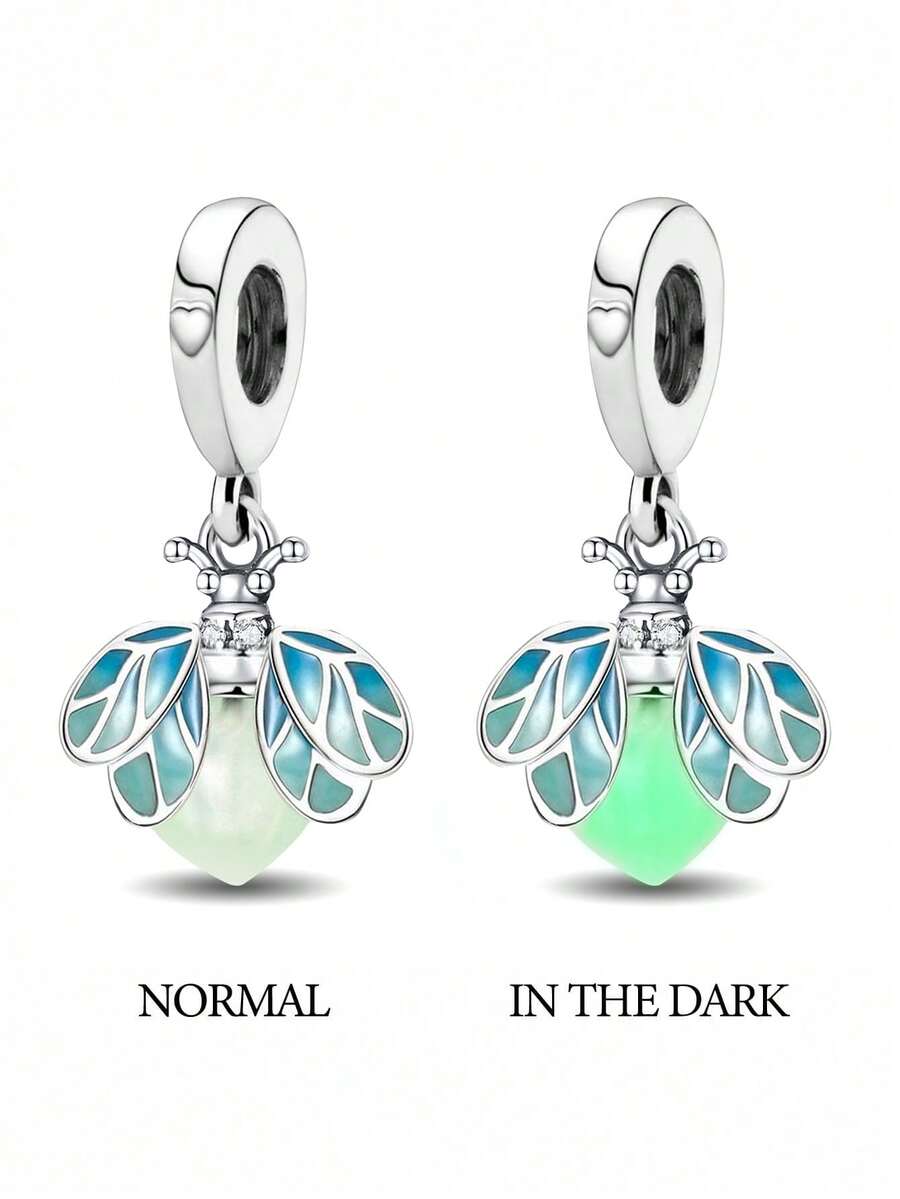 1Pc Mặt dây chuyền hình con ong chăm chỉ thời trang cho phụ nữ Vòng tay Vòng đeo tay Tự làm đồ trang sức và trang trí trang phục hàng ngày phù hợp cho bé gái - Bạc - Xem 1