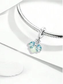 1Pc Mặt dây chuyền hình con ong chăm chỉ thời trang cho phụ nữ Vòng tay Vòng đeo tay Tự làm đồ trang sức và trang trí trang phục hàng ngày phù hợp cho bé gái - Bạc - Xem 5