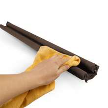 Roller Door Seal Protector With Waterproof Finish Against Insects And Dust 90cm Black – Complete Sealing - 黑色 - 查看 4