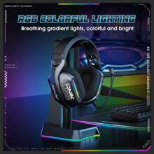 ONIKUMA ONIKUMA GT808 Black Professional Gaming Microphone Earphones, Wireless Noise-Proof Gaming Earphones, Sports Earphones