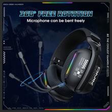 ONIKUMA ONIKUMA GT808 Black Professional Gaming Microphone Earphones, Wireless Noise-Proof Gaming Earphones, Sports Earphones