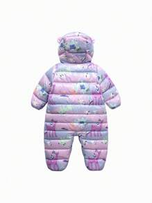 mini bala Waterproof, Oil-Proof, Windproof Down Jumpsuit Warm Baby Winter Outdoor Romper