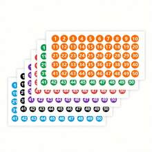 Customize 1 Labels And Stickers With 1-50 Numbers, 6 Colors, Waterproof, Non-Tear And Strong Adhesion. They Can Be Used For A Variety Of Office, Daily And Household Items. - 1inch/2.5cm Sticker - View 9