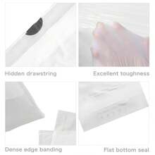 GRANDMA SHARK Bin Bags Liners Drawstring Trash Bag, Handle Waste Bags, Garbage Bag, Super Strong, Anti-Drip Unscented - 38-48L (90pcs) UP TO 55L - View 6