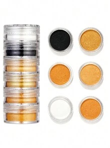 6 Colors/Set Pearlescent Powder Pigment Mica Mineral Powder For DIY Epoxy Resin Molds Dye Making Jewelry Making Resin Coloring