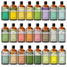 PHATOIL 100ml/3.38fl.Oz eterisk olja lavendel ros vanilj eukalyptus eukalyptus pepparmynta eteriska oljor ren aromaterapi luftfuktare massage diffusorolja citron citrongräs bergamott tea tree kanel svartpeppar - Multi dofter - Visa 6