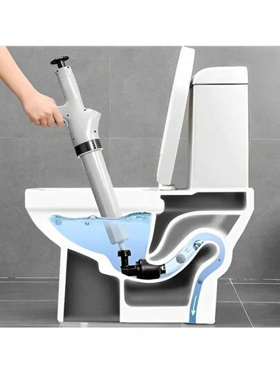 Desentupidor Ar Bomba De Alta Pressão Airjet Vertical Pia Vaso Cano Blaster Dreno