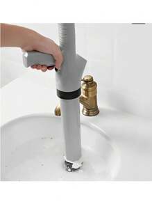 Desentupidor Ar Bomba De Alta Pressão Airjet Vertical Pia Vaso Cano Blaster Dreno