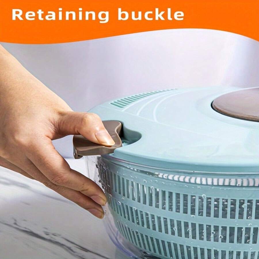 Salad Spinner, Lettuce Spinner With Double Drainage Holes, Salad Dryer