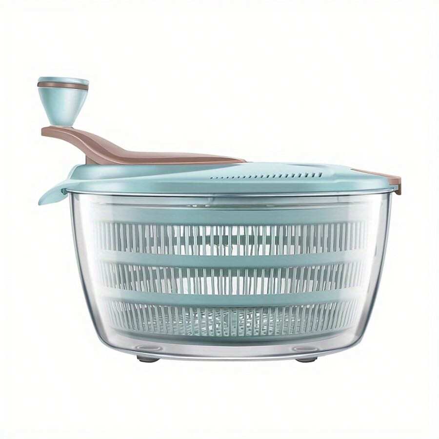 Salad Spinner, Lettuce Spinner With Double Drainage Holes, Salad Dryer