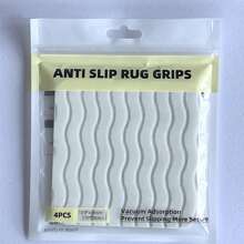 Non-Adhesive Anti-Slip Mat Fixed Sticker - Double-Sided Damage-Free Adhesive Carpet Pad & Yoga Mat Anti-Slip Tape - White - View 5