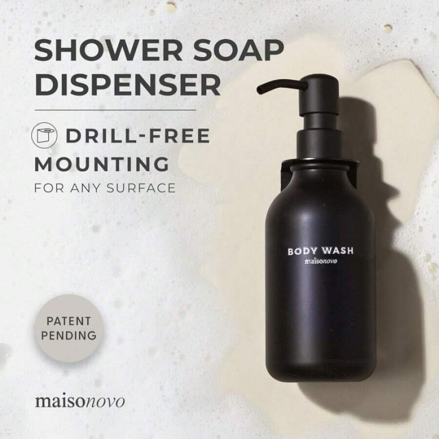 Shampoo And Conditioner Dispenser Shower Soap Dispenser Wall Mounted