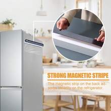 1pc Wall-Mounted Cling Film Cutter, Plastic Wrap Dispenser, Magnetic Cling Film Cutter Box With Blade For Fridge, Refillable Plastic Wrap Dispenser With Cutter, Kitchen Foil & Wrap Cutter, Cooking Utensil - Multicolor - View 5