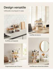 SONGMICS Spice Racks - לבן - ראה 4