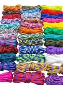 36pcs 3m Length Umbrella Cord For DIY Weaving, Outdoor Emergency Rope, 7-Core Umbrella Rope, Binding Rope