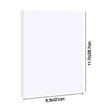 Giấy ảnh bóng cao A4 cho máy in phun 8,3 * 11,7 inch 180G 20 tờ giấy ảnh dày cho mực nhuộm - trắng - Xem 2