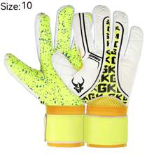 GKHMNEW Gants de gardien de but de football professionnel pour jeunes adultes Gants de football haute performance Adhérence supérieure Confortable Durable pour l'entraînement et les matchs