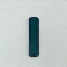 Rectangular Metal Cell Phone Holder Vertical/Horizontal Adjustable Mini Foldable Mobile Phone Stand - Dark Green - View 1