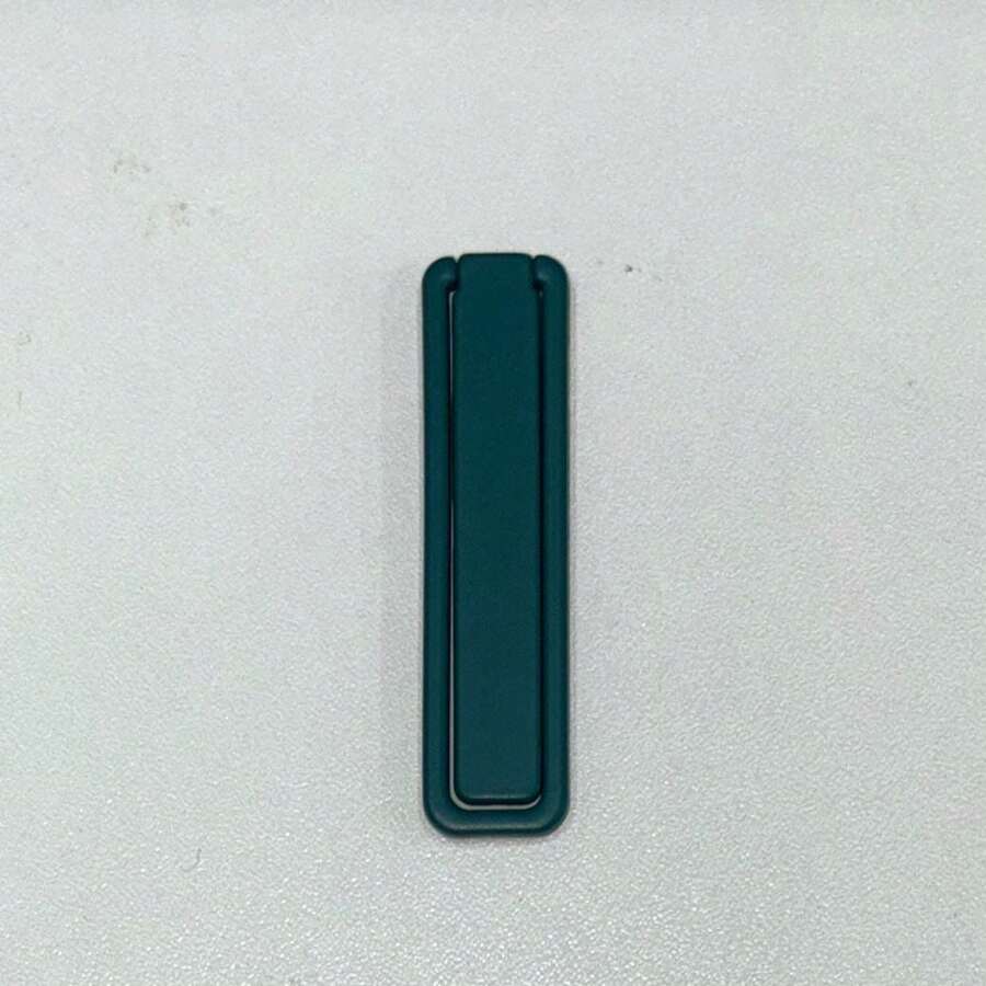 Rectangular Metal Cell Phone Holder Vertical/Horizontal Adjustable Mini Foldable Mobile Phone Stand - Dark Green - View 1