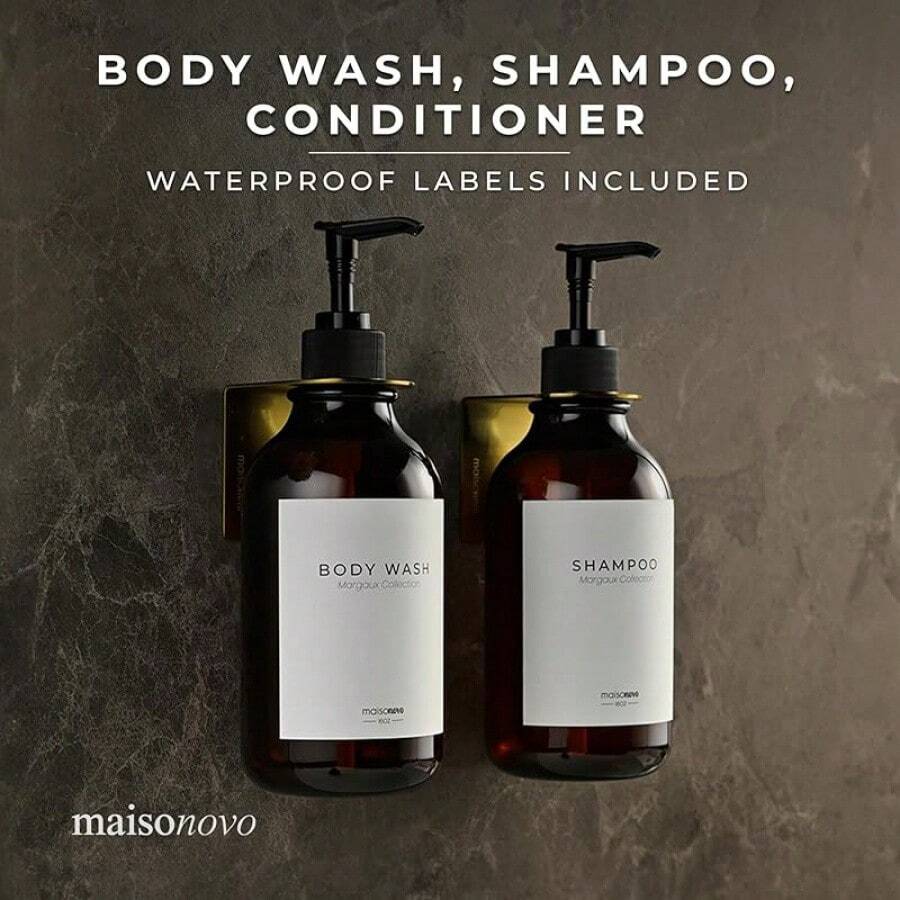 Shampoo And Conditioner Dispenser Shower Soap Dispenser Wall Mounted