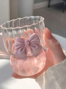 Simple And Elegant Butterfly Glass Cup! Glass Material Back To School - Multicolor - View 11