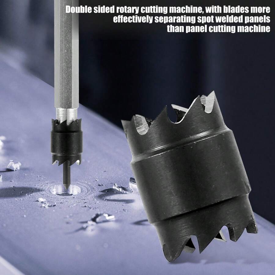 14Pcs Spot Weld Cutter Set High Speed Steel Double Sided Spot Weld