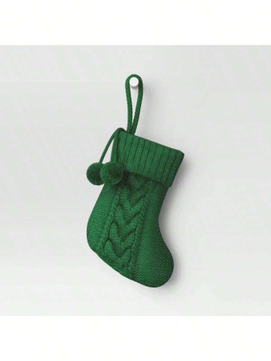 Mini Cable Knit Christmas Stocking SHEIN USA