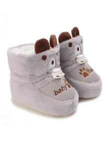 Infant & Toddler Cartoon Boots, Warm Winter Soft Bottom Baby Walker Shoes