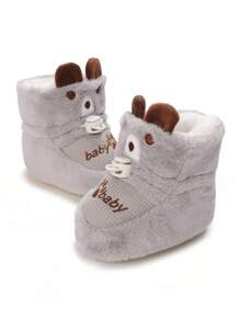 Infant & Toddler Cartoon Boots, Warm Winter Soft Bottom Baby Walker Shoes