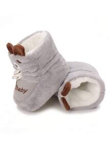 Infant & Toddler Cartoon Boots, Warm Winter Soft Bottom Baby Walker Shoes