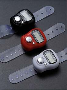 1个可复位5位液晶电子计数器，带数字显示，小型手指计数器，适用于运动训练