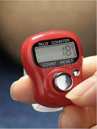 1pc Resettable 5-Digit LCD Electronic Counter With Digital Display, Small Finger Counter For Sports Training
