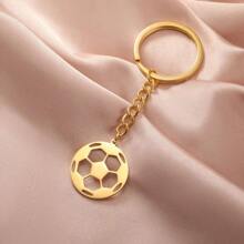 Móc khóa bóng đá tùy chỉnh Áo bóng đá Số Móc khóa khắc nam Móc khóa bằng thép không gỉ vàng Quà tặng tốt nghiệp cho bạn trai - Nhiều màu - Xem 3