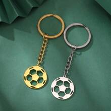 Móc khóa bóng đá tùy chỉnh Áo bóng đá Số Móc khóa khắc nam Móc khóa bằng thép không gỉ vàng Quà tặng tốt nghiệp cho bạn trai - Nhiều màu - Xem 5